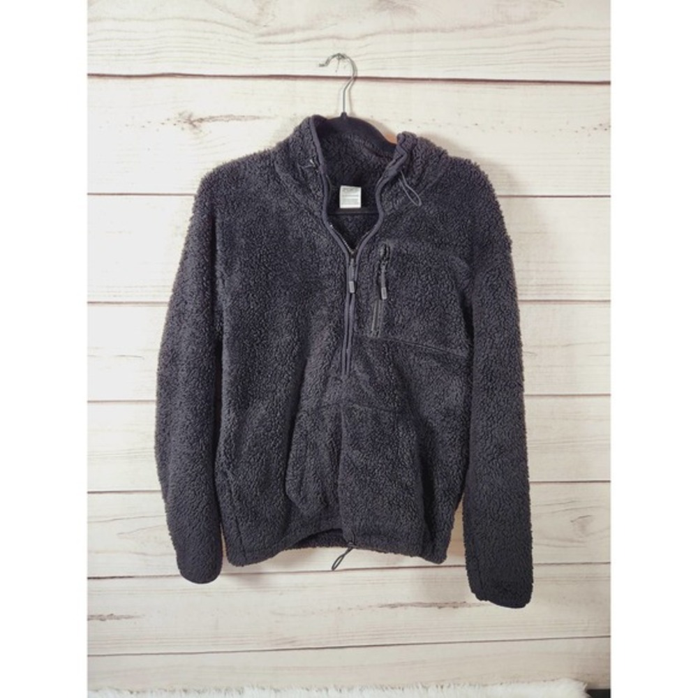 Pink Victoria's Secret Womens Black Long Sleeve 1/4 Zip Fleece Jackets Size XS‎